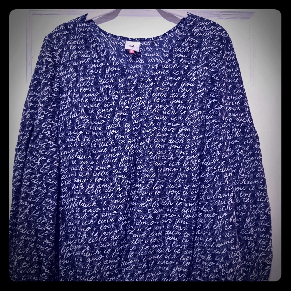 CAbi "Love" long sleeve top